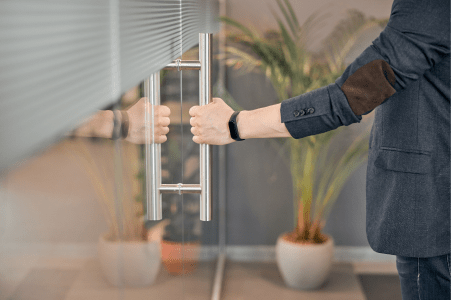 glass doors